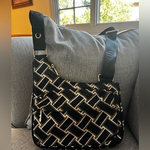 Diane Von Furstenberg Black and White Crossbody Bag